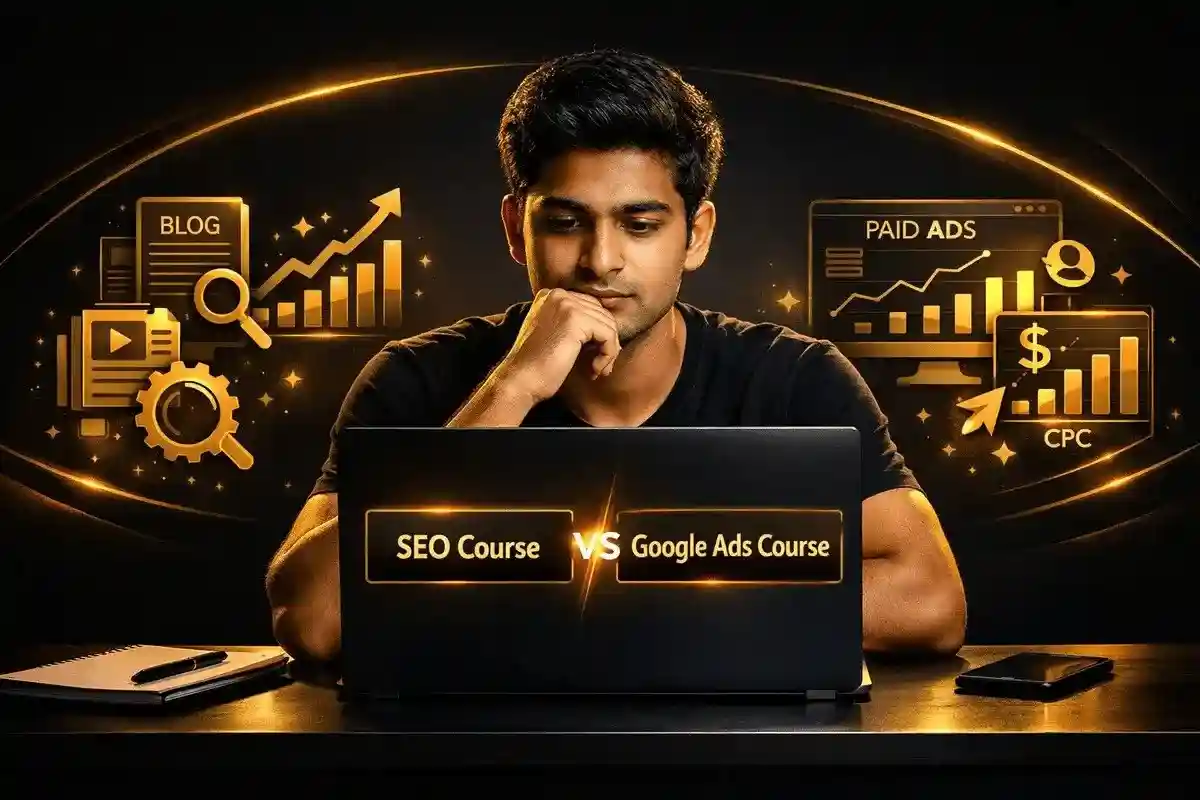 SEO vs Google Ads course choice for beginners